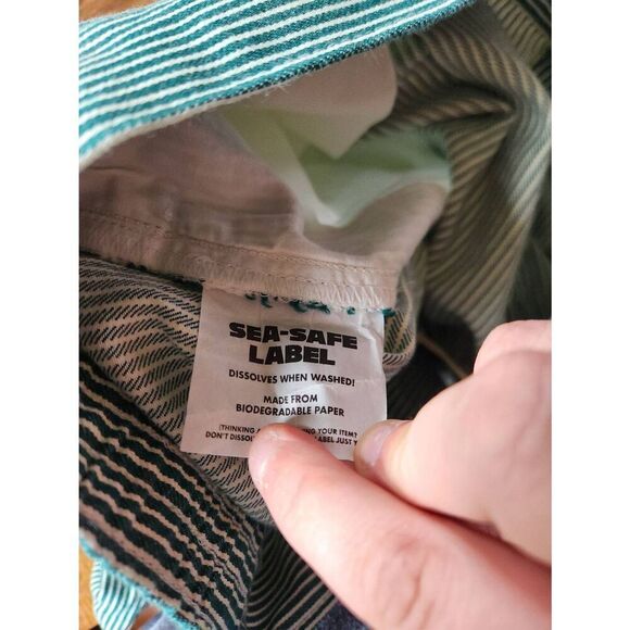 NWT Lucy&Yak Addison - Tapered Twill Jeans in Aspen Stripe sz 50R - Picture 5 of 7